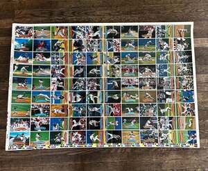 1997 Topps Stadium Club Baseball Series 1 Uncut Sheet Derek Jeter Barry Bonds